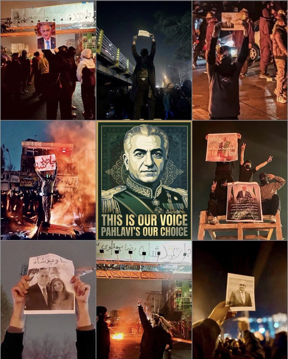 gisi_nik's tweet photo. Reza Pahlavi is the only leader fit to guide Iran through a true transition. Everyone who climbed the ranks of this regime did so by serving repression, corruption, and violence. This system does not elevate the innocent it rewards loyalty to brutality.

We stand firmly with Reza Pahlavi not out of sentiment, but out of conviction. Millions have answered his calls inside Iran and across the world because he represents a decisive break 
#IranRevolution2026  #KingRezaPahlavi  #DigitalBlackOutIran