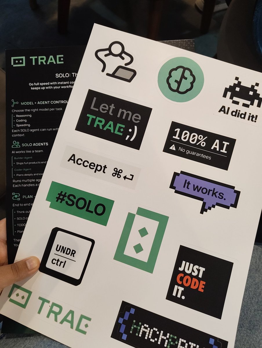 Attending the TRAE.AI × HackPrix meetup at Hyderabad🚀
AI coding is becoming the foundation of how we build. Excited to learn how to move from idea → execution faster with AI ⚡️
Looking forward to learning with the community 🤝
<a href="/hackprix/">HackPrix Community</a> <a href="/Trae_ai/">TRAE</a> 
#BuildWithTrae