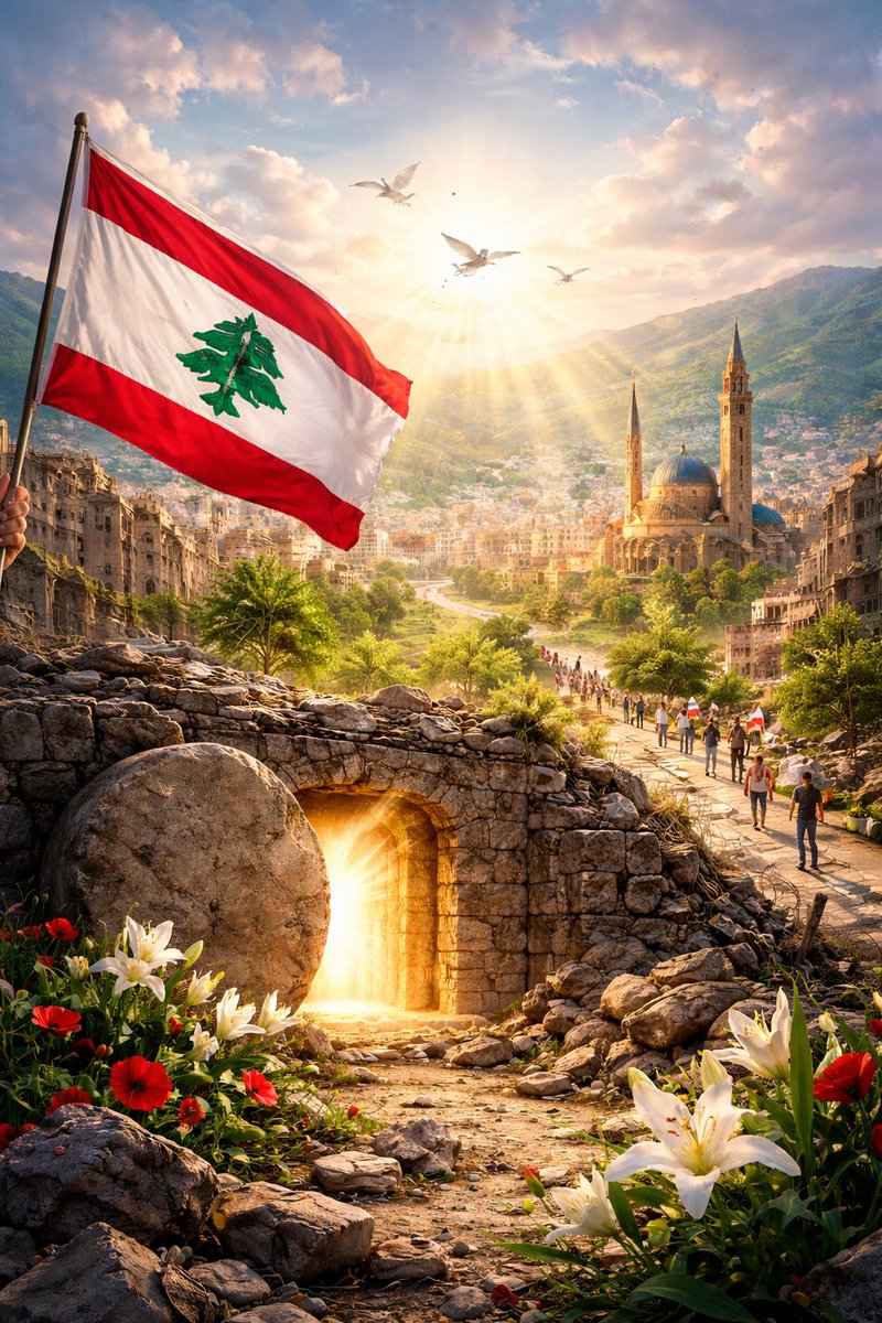 ItalyinLebanon's tweet photo. Italy 🇮🇹 knows what it means to rise after devastation.
After the ruins of World War II, our country rebuilt itself with determination, transforming loss into renewal and division into a shared future.
Today, at Easter that same message of resurrection speaks to Lebanon. 
From the scars of war can come recovery. From hardship, a stronger nation. What Italy once experienced, Lebanon can achieve.
From Italy, with trust and solidarity: every rebirth begins with hope.