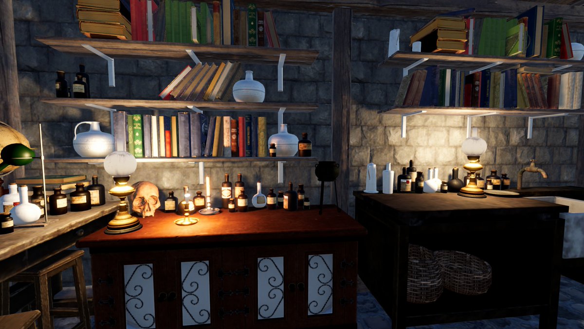 SomniumTimes's tweet photo. Candlelight flickers across stone walls, ancient skulls 💀 and bubbling retorts in "Alchemist Home", a breathtaking #VR sanctum accessible via @SomniumSpace. Pure atmospheric magic 🔥

Full review on Somnium Times. Link in comments 👇 https://t.co/EJrHP2IiY6