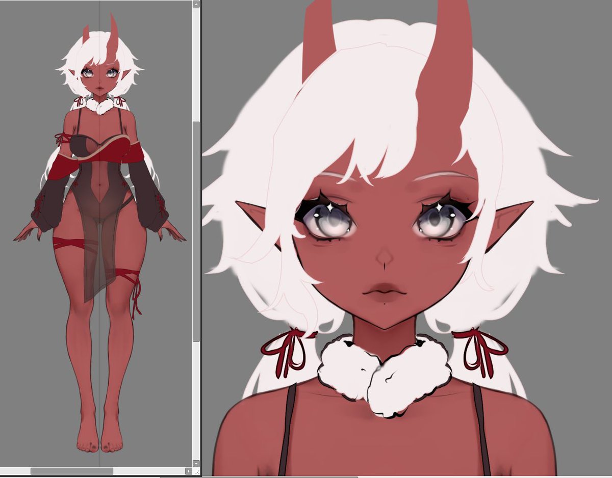 another day, another model sketch yippie
#vtubermodel #WIP