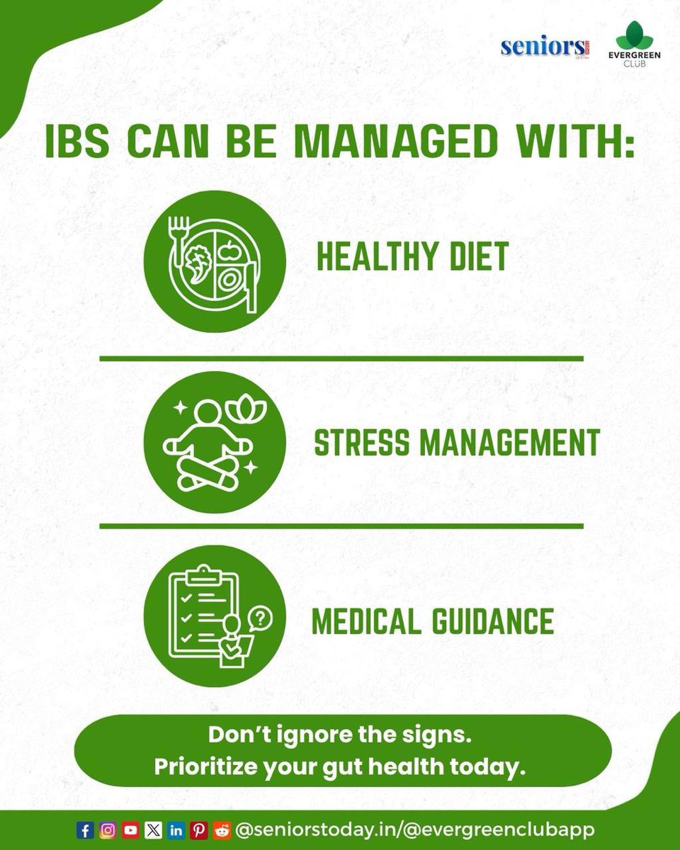 seniorstodayin's tweet image. April marks Irritable Bowel Syndrome Awareness Month, a reminder that digestive health should never be ignored, especially with age.

Read more: seniorstoday.in/tag/irritable-…

#IBSawarenessmonth #seniorhealth #digestivehealth #guthealth #seniorsommunity