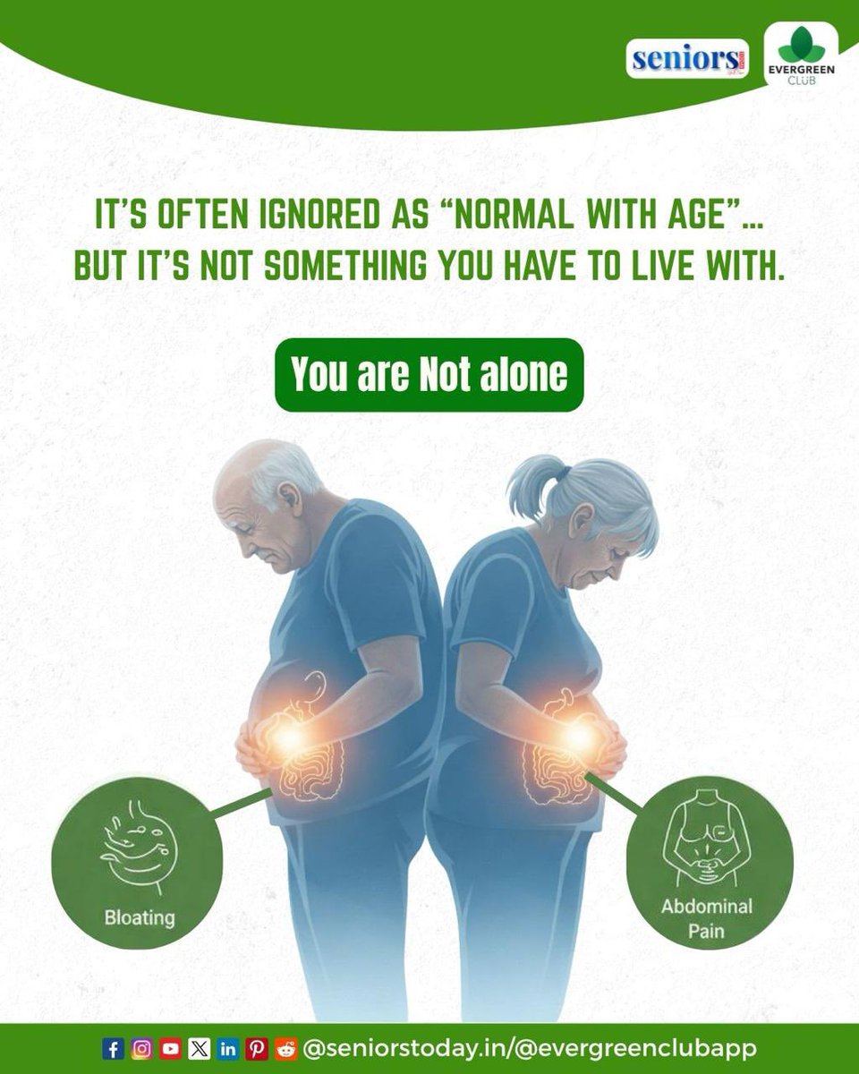 seniorstodayin's tweet image. April marks Irritable Bowel Syndrome Awareness Month, a reminder that digestive health should never be ignored, especially with age.

Read more: seniorstoday.in/tag/irritable-…

#IBSawarenessmonth #seniorhealth #digestivehealth #guthealth #seniorsommunity