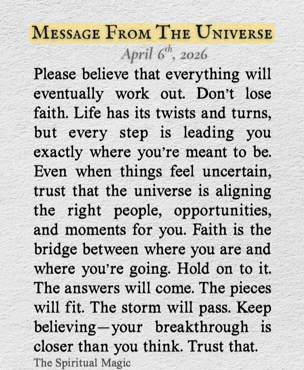 Trust that.