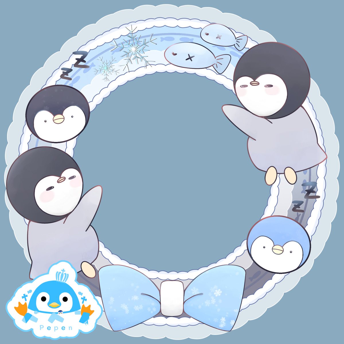 ぺぺン ・ペンギン🐧🍯【お絵描き🎨🫧】 tweet media