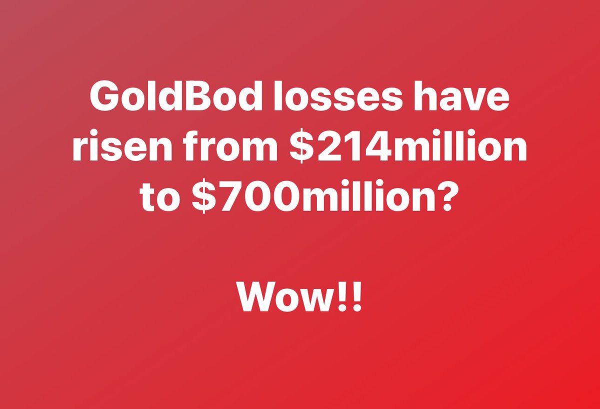 Since Mahama took office, Gold businesses have been recording losses.

GoldBod recorded $700millin losses and Today we are being told Asante gold too has recorded $345million losses.

It’s only NDC Government that record looses in Gold trade.