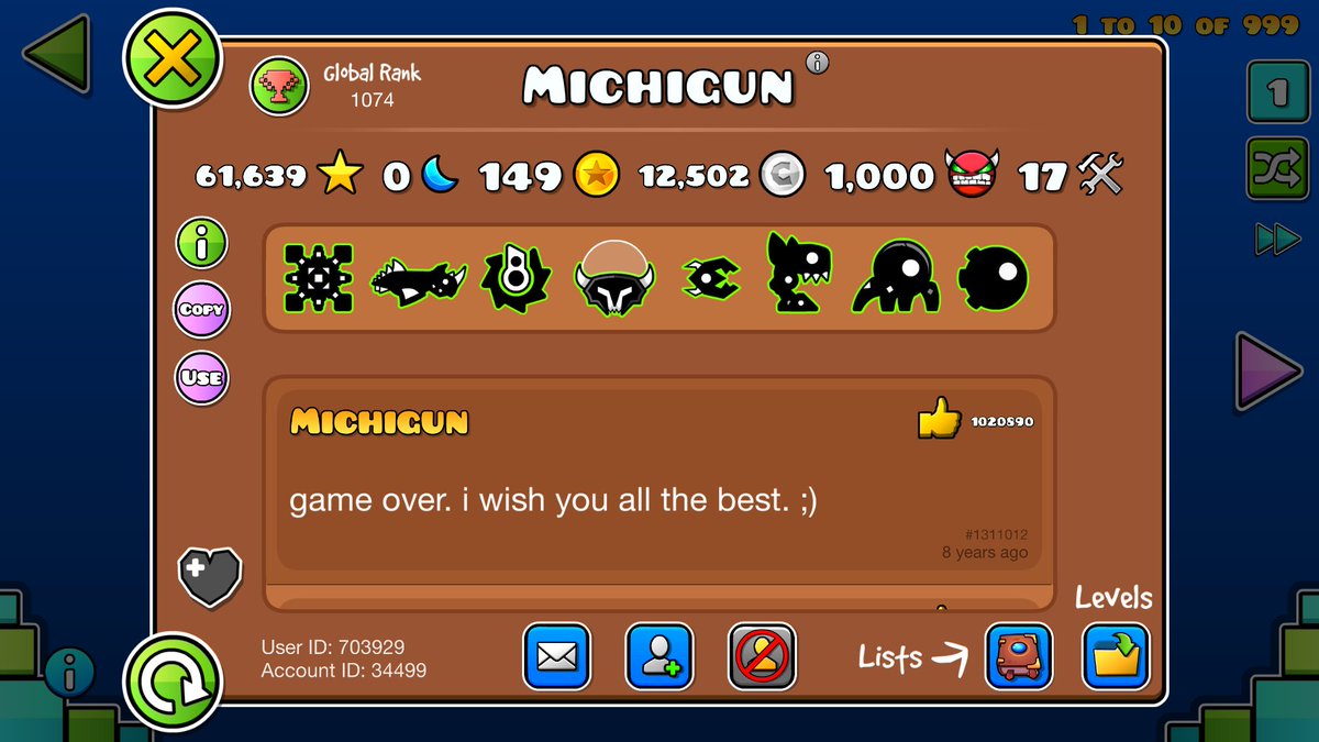 Geometry Dash Facts tweet media