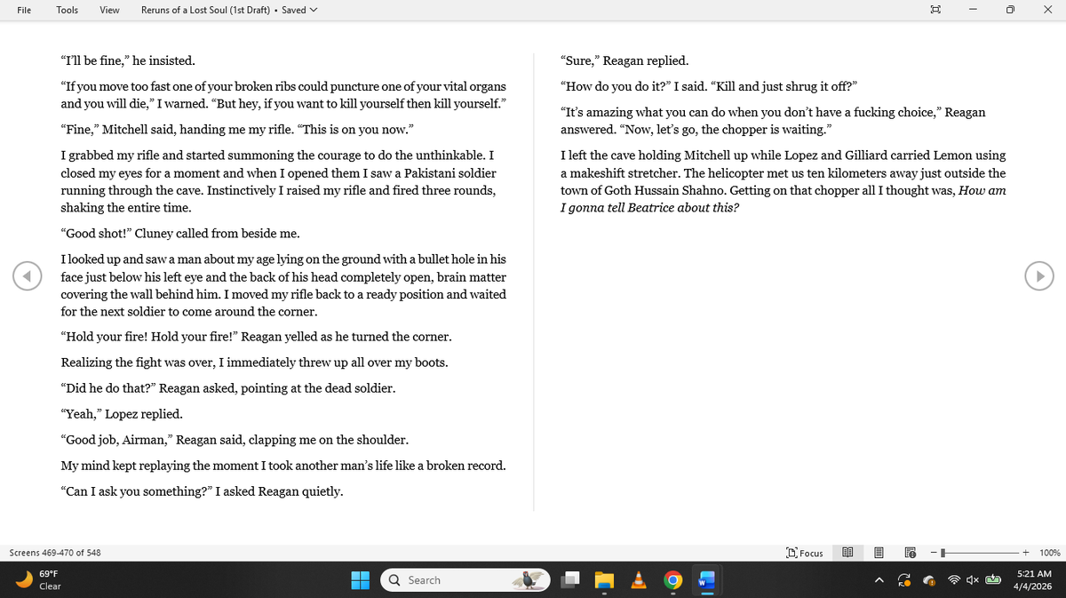 antpellicano's tweet photo. Just hit the 110,000 word mark!
I am on the home stretch for "Reruns of a Lost Soul" and it is looking to be my biggest, most ambitious book yet!

#BookUpdate #WritingJourney #AuthorLife #NewBookAlert #WritersOfX #BookCommunity #InProgress #AmWriting #LiteraryJourney #BookLovers https://t.co/nDtfrzm4Zd