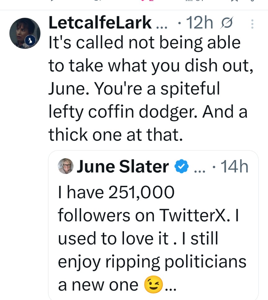 June Slater tweet media