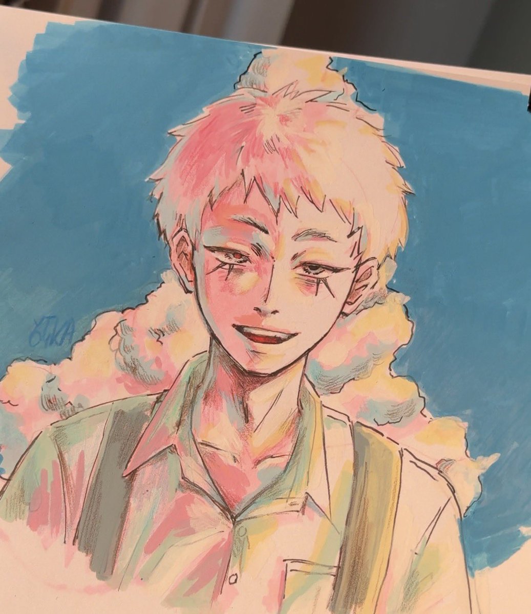 ytoochka's tweet photo. Перерисовка старого Хикарика #thesummerhikarudied #hikarugashindanatsu #hikaru #traditionalart https://t.co/VolR3MCA5X