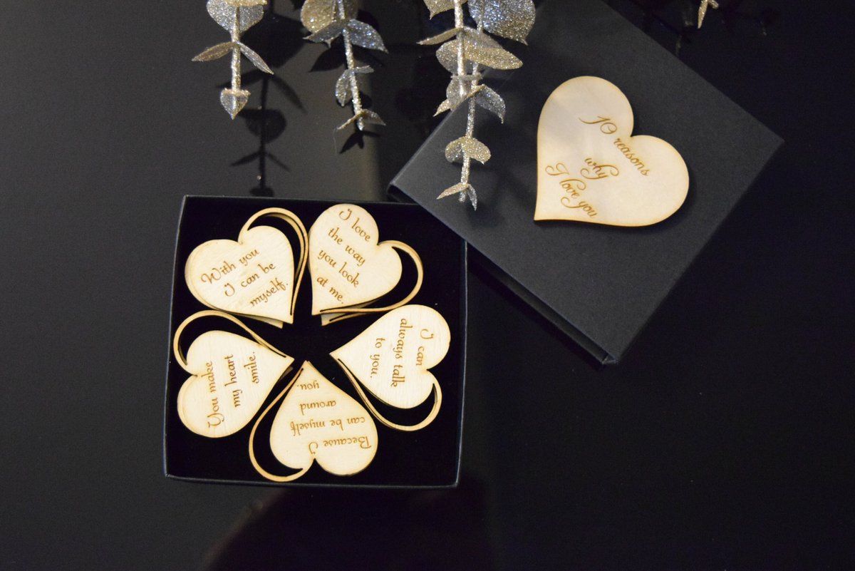 KatiHandmade's tweet photo. Create lasting memories with our Personalised Engraved Valentine's Gift: 10 Reasons I Love You Tokens for just £12.96. Show your love uniquely this season! #ValentinesGift #SeasonalDecor

Shop Now https://t.co/ascGH6j74I https://t.co/YfeuqhUuqt