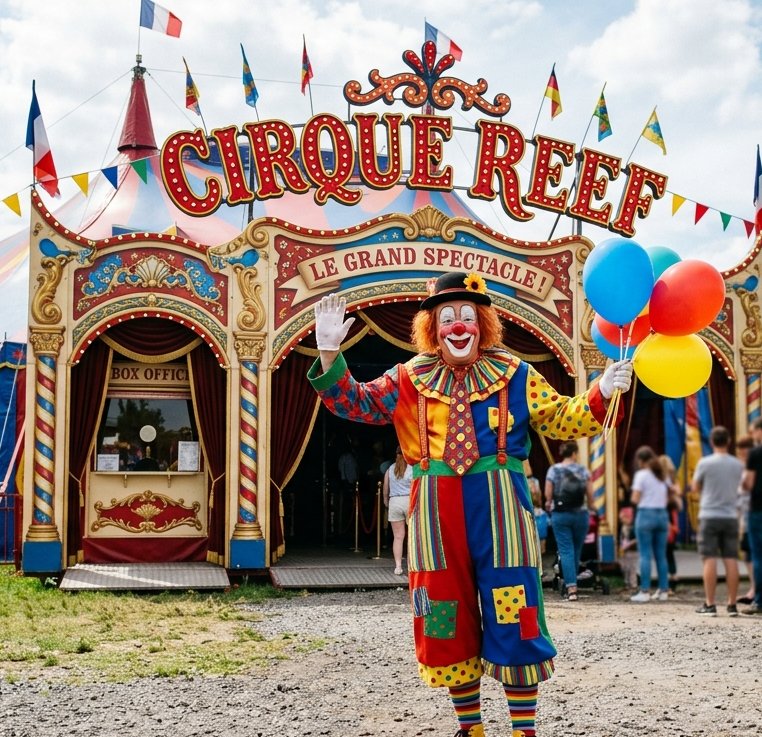 JMPROTARD's tweet photo. @afpfr En pleine forme le clown de chez REEF ! https://t.co/ufv66MRr9c