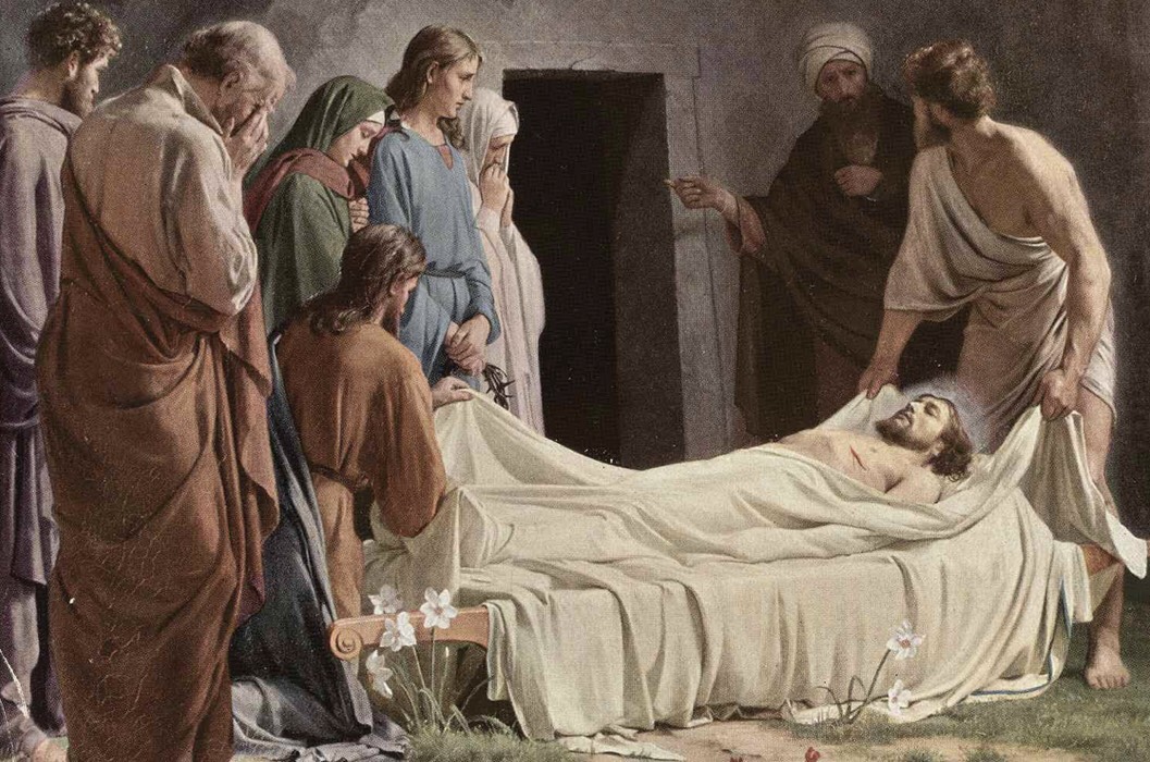 Holy Saturday

The Lord's Calm Repose
It was Death
Sorrows it was rife.
Redeemer’s Merit
Peace has been found,
Death and hell for us are ended,
Jesus’ Death the source of bliss.
He died for us 
Salvation to obtain;
Peace and Hope are our gain;
For the Home of Heavenly Gladness.