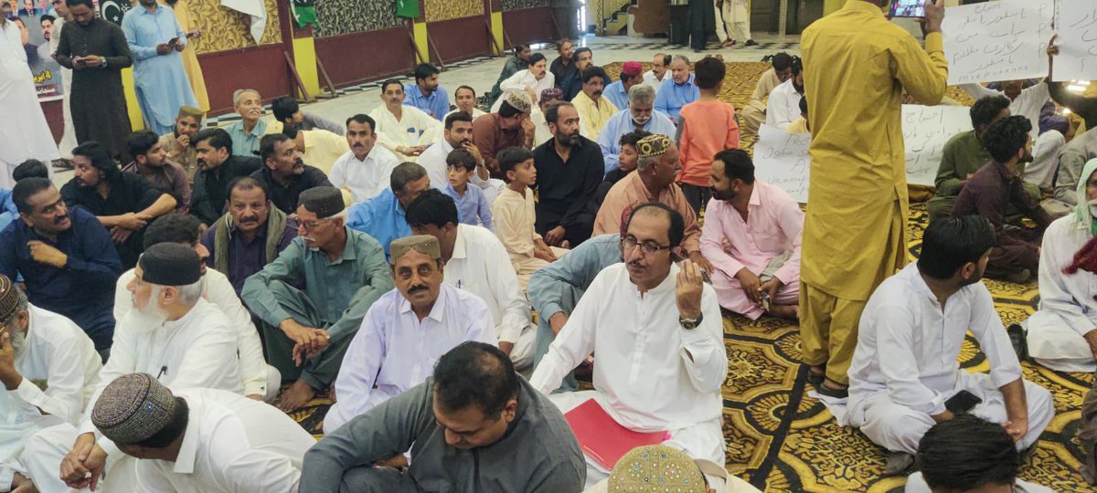 azam_nohani's tweet photo. ميرپورخاص: پاڪستان پيپلزپارٽي ضلع ميرپورخاص جي اهتمام هيٺ قائدِ عوام شهيد ذوالفقار علي ڀٽو جي 47هين ورسي نهايت عقيدت، احترام ۽ جذبي سان الرحمت بينڪوئٽ هال، کپرو روڊ، ميرپورخاص ۾ شاندار نموني سان منعقد ڪئي وئي۔
اعظم خان نوحاڻي
انفارميشن سيڪريٽري
پاڪستان پيپلزپارٽي ضلع ميرپورخاص https://t.co/nB3TJOamO3