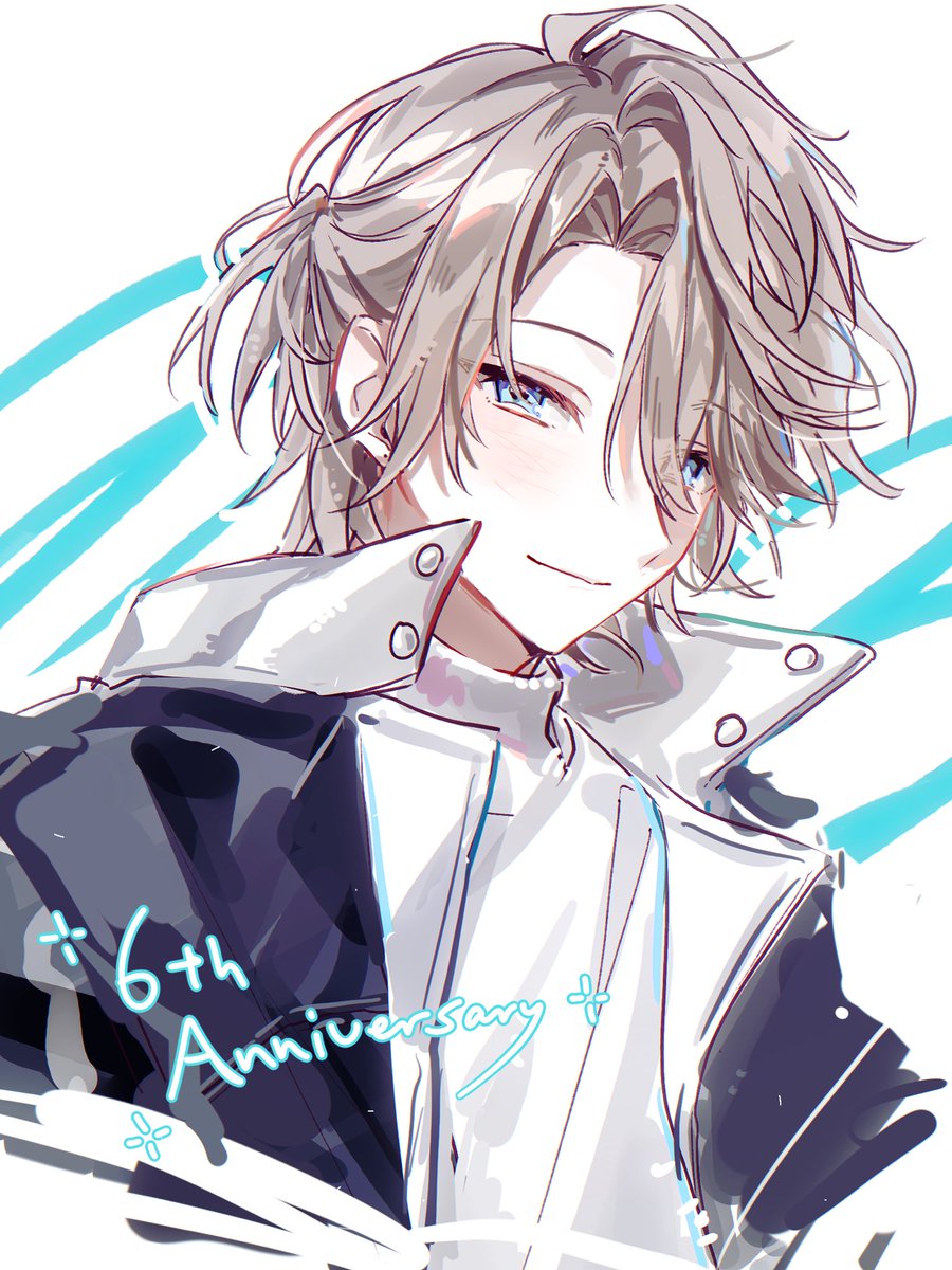 🩵🎉🎉 #甲斐田晴6周年 #描いた晴