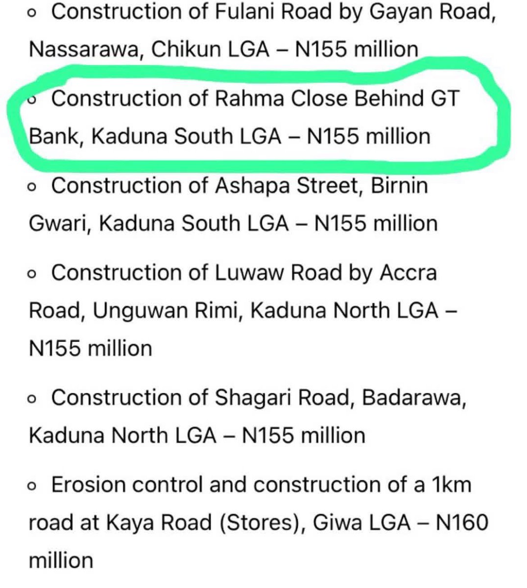 jibreelKhalil's tweet photo. Kaduna central got a whopping N2.66BN for 18 Zonal intervention Project in 2025. Fortunately, Construction of Rahama Close, behind GT bank, kaduna South, is part of the intervention plan with N155Million earmarked for that resolve. 

A whole one year has elapsed and no construction has taken place in that area and no explanation to where the money has been channeled to. 

When we say Sen Lawal Adamu Usman— @mrla7411 is the worst thing that has ever happened to us, we are not doing it out of personal vendetta or hatred. We have scrutinized him enough to have arrived at this painful conclusion. We demand for answers. Where is the money earmarked for the construction of Rahama Close?
