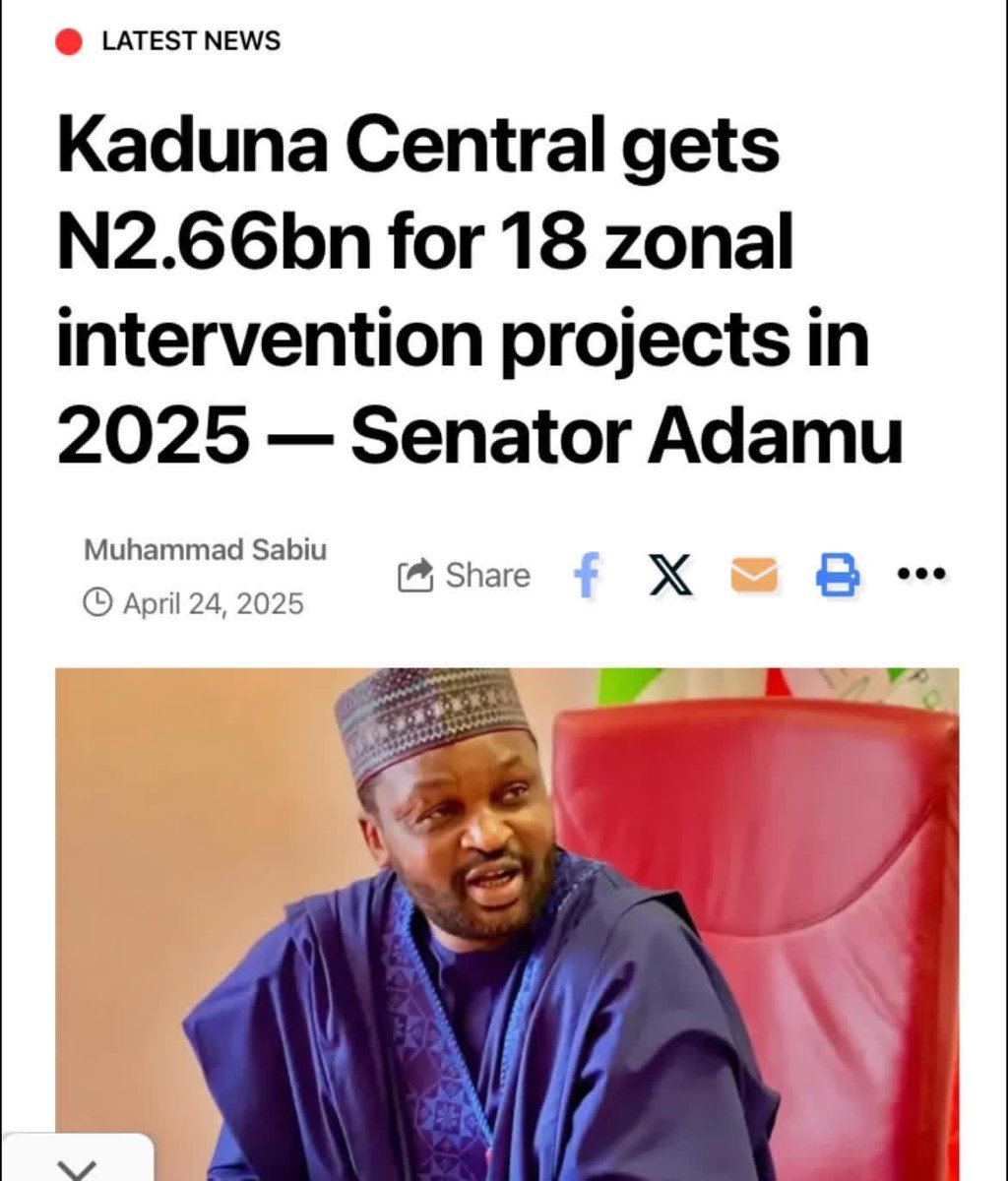 jibreelKhalil's tweet photo. Kaduna central got a whopping N2.66BN for 18 Zonal intervention Project in 2025. Fortunately, Construction of Rahama Close, behind GT bank, kaduna South, is part of the intervention plan with N155Million earmarked for that resolve. 

A whole one year has elapsed and no construction has taken place in that area and no explanation to where the money has been channeled to. 

When we say Sen Lawal Adamu Usman— @mrla7411 is the worst thing that has ever happened to us, we are not doing it out of personal vendetta or hatred. We have scrutinized him enough to have arrived at this painful conclusion. We demand for answers. Where is the money earmarked for the construction of Rahama Close?