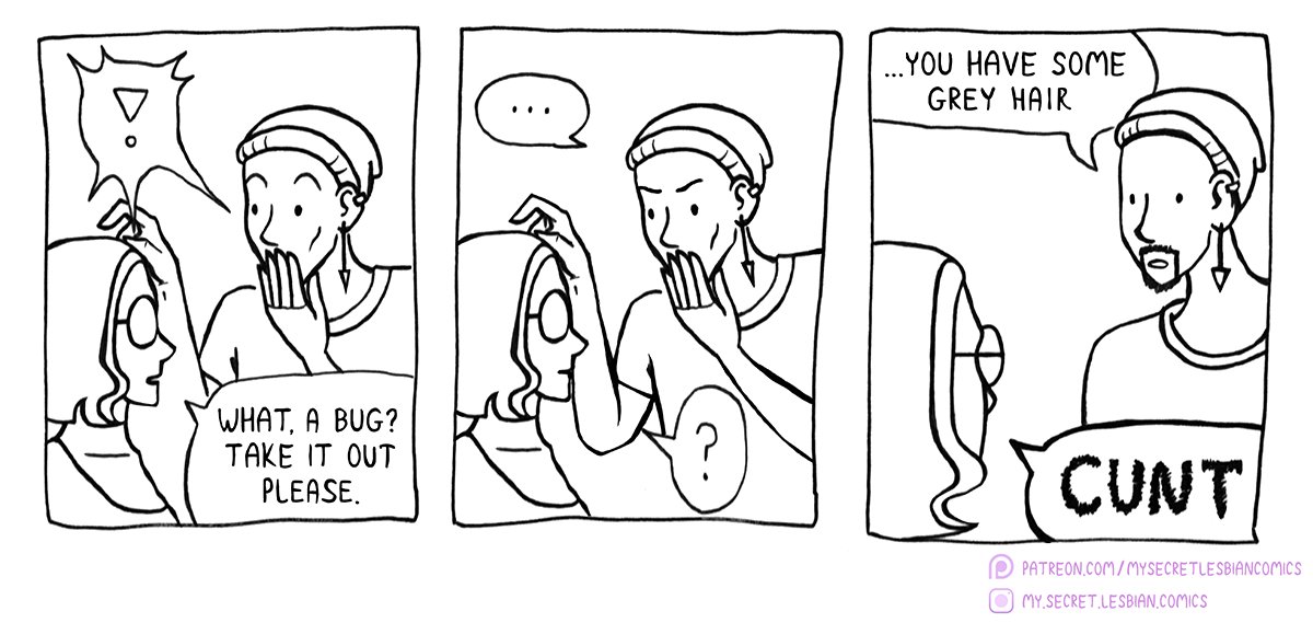 My Secret Lesbian Comics tweet media