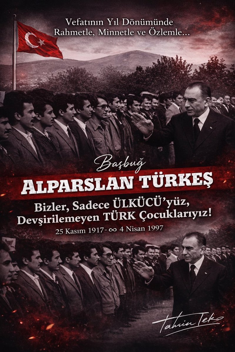 Tahsintek's tweet photo. Başbuğ’a Sadakat,
Türklüğe Adanmışlık,
İzindeyiz…#Tūrkes https://t.co/vIUEoQ6rze