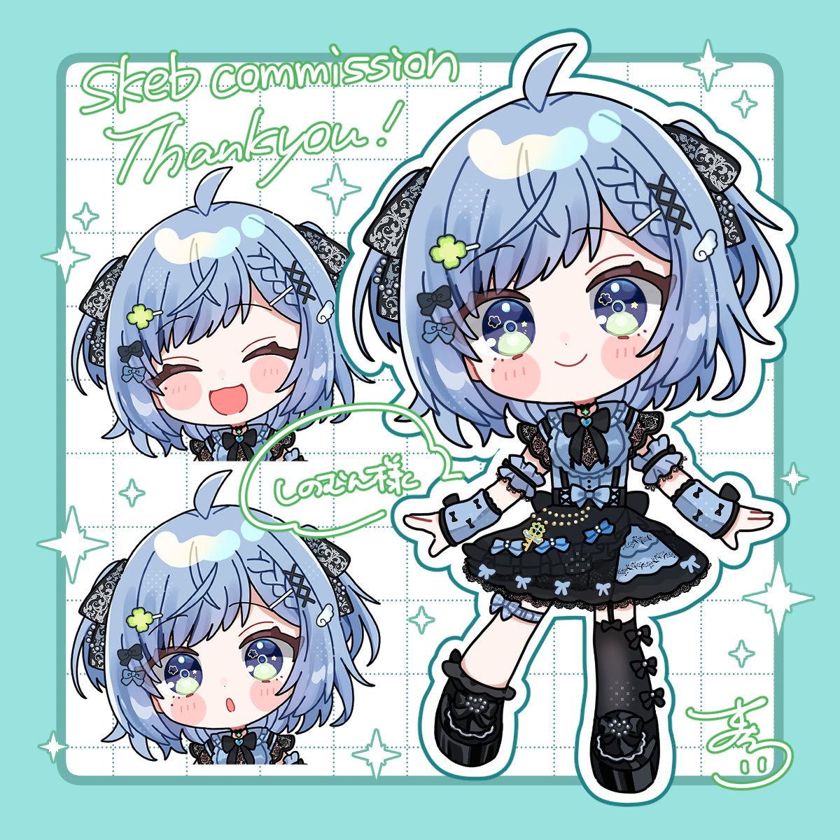 skebにて、まひろさんに百瑠璃せいらんちゃんのお写真をお願いしました♪ 
(巻き込み防止のためリンクはリプ欄参照)

新衣装のせらちゃん、どの表情もとっても可愛いですよね✨
まひろさん、素敵な作品本当にありがとうございました！

#せい覧展
#百瑠璃せいらん