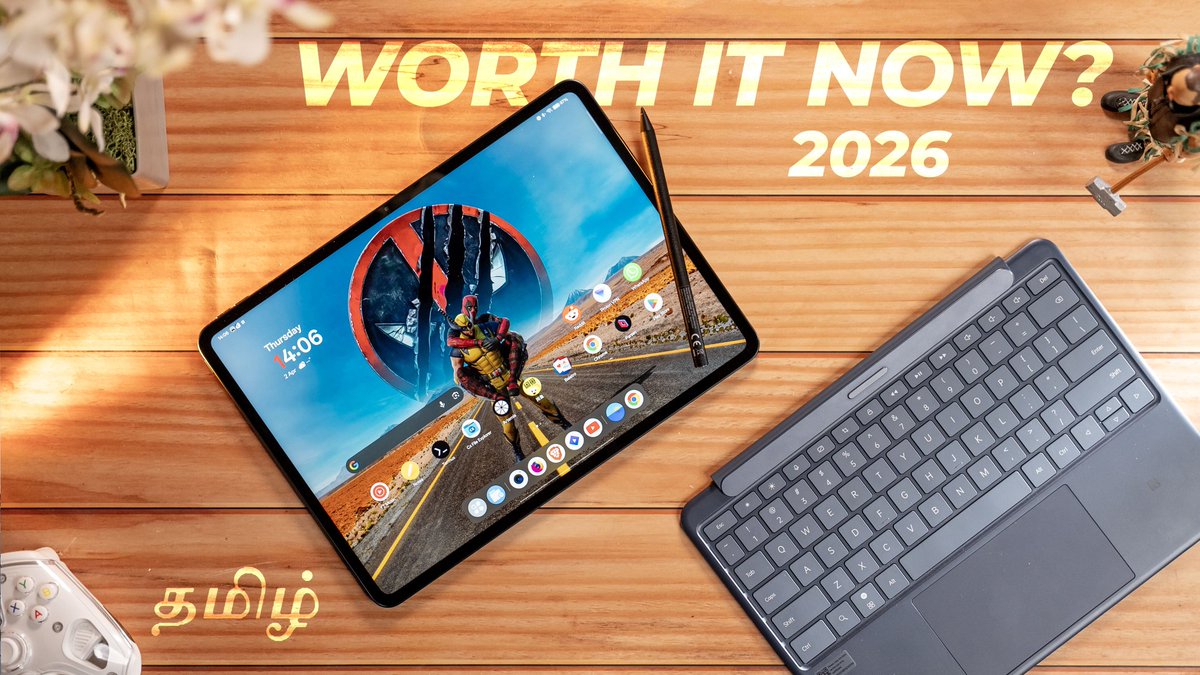 C4ETechTamil's tweet photo. OnePlus Pad 3 - 2026-ல வாங்கலாமா? Long Term Review!

#OnePlusPad3 #OnePlus #C4ETechTamil https://t.co/YPPIrFdxq2