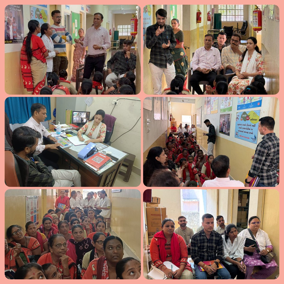 adhobaruch's tweet photo. આજરોજ ભરૂચ જિલ્લામાં પ્રા.આ.કેન્દ્ર ઝનોર ખાતે #SBCC મિટિંગ યોજાઈ હતી.જેમાં DIECO અને Di.Pharma દ્વારા સોસીયલ મીડિયા, FPLMISવિશે સમજણ આપી. #HPV , #NFSA #PMJAY, #TB , #PMMVY, #HBNC , #HBYC અને #Immunization નીચર્ચા કરવામાં આવી છે. @CollectorBharch @DDOBHARUCH1
@prafulpbjp https://t.co/6DijMNzUkm