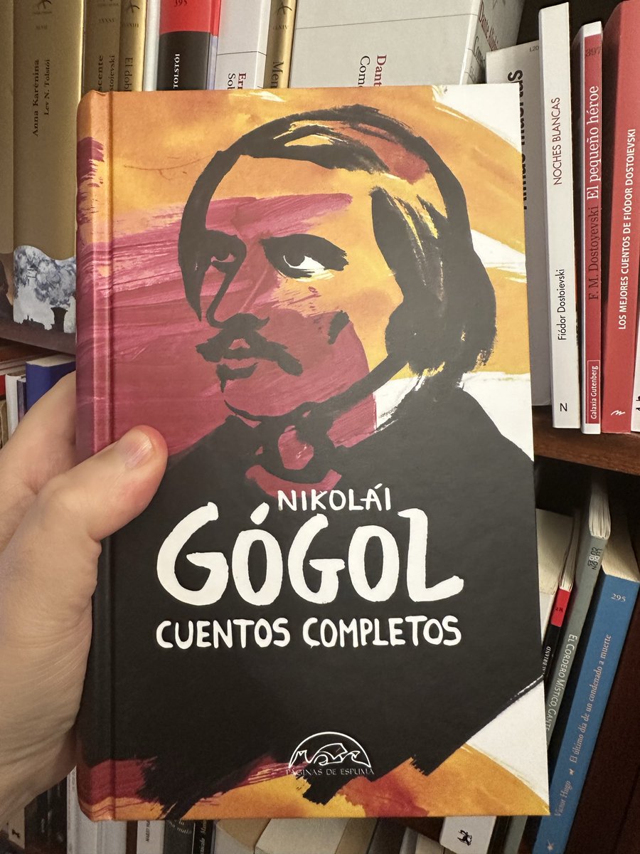 Después de leer “Cuentos de San Petersburgo” de Nikolái Gógol, he seguido los consejos de mi amigo <a href="/Mazarbul1/">Mazarbul 💊⚕️📚🎵🍫</a> y he adquirido por fin los “Cuentos completos” del mismo autor, de la editorial páginas de espuma. Una combinación de cuentos y relatos que me van a hacer disfrutar y