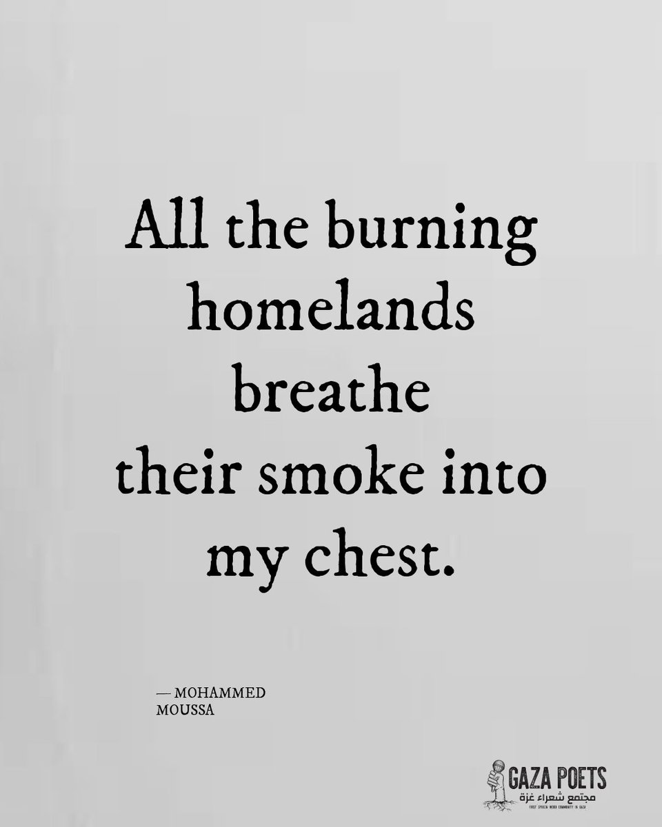 Gaza Poets Society tweet media