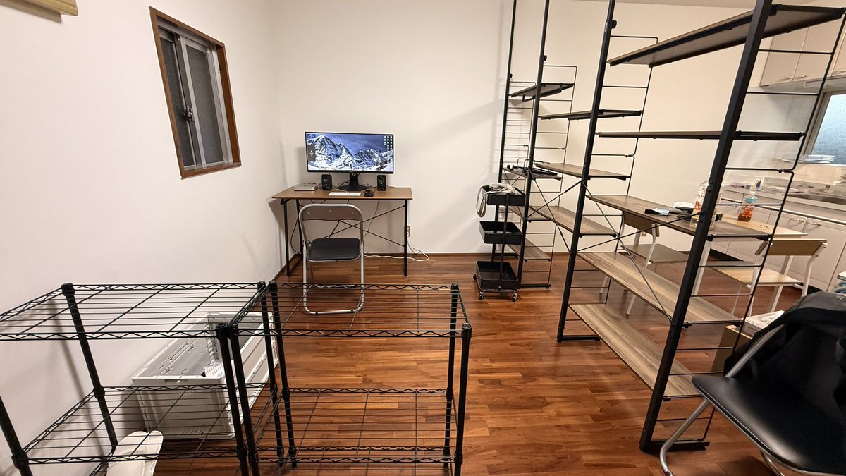 後は荷物を搬入するだけ！
今日もありがとう二瓶