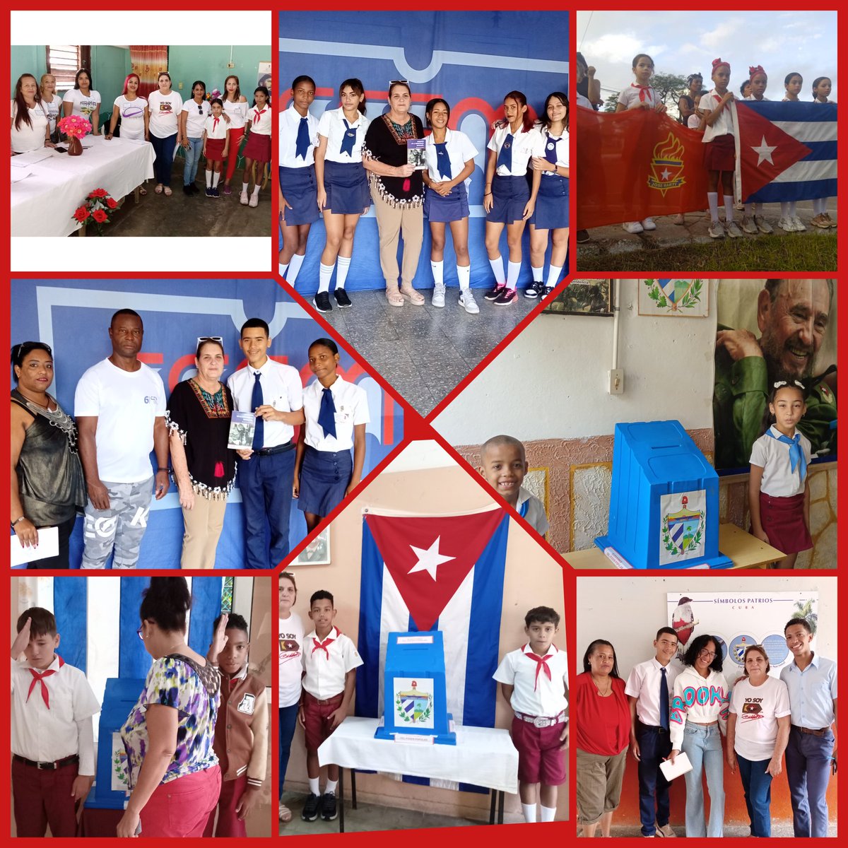 A los pioneros y colaboradores, felicidades en un día especial para las organizaciones que están de aniversario.
Ustedes representan lo más auténtico en la tranquilidad y transparencia de las <a href="/Elecciones_Cuba/">Elecciones en Cuba</a> 
<a href="/ConsejElec_MEIJ/">Consejo Electoral Municipio IJ</a> 
#SiempreJoven
#IslaDeLaJuventud