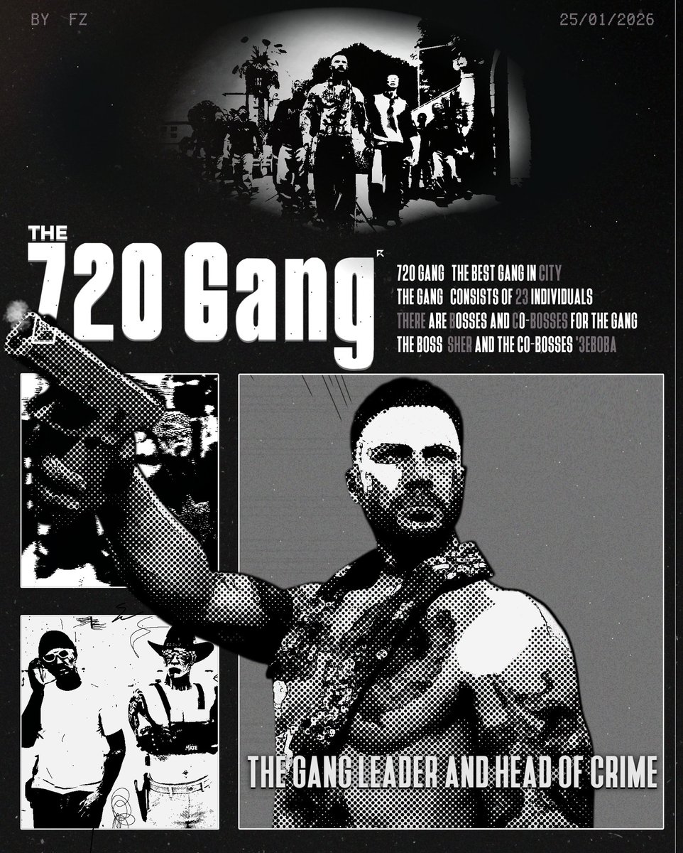 6ii75fz's tweet photo. لا هذولا مو بوسترات أفلام عصابات 🎬
هذولا تصاميمي لأفضل عصابة :
@720Gang_RT https://t.co/CsiJuOr63P