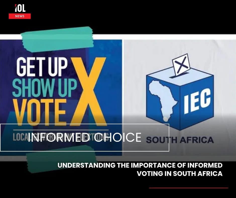 IOL's tweet photo. Informed voting is key to breaking South Africa’s cycle of poor governance. Time to move beyond party loyalty and vote with values, not habits.
#informedvoting #SouthAfricaElections #VoteWisely #VoterEducation #SADemocracy #PoliticalAccountability
Read on https://t.co/Vo3hnYJNLJ https://t.co/H9YUSnSbgp