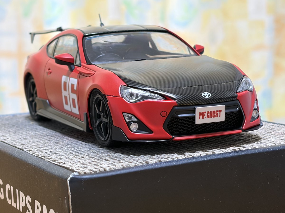 1/24 TOYOTA86 ZN6 シーサイドダブルレーン仕様完成しました