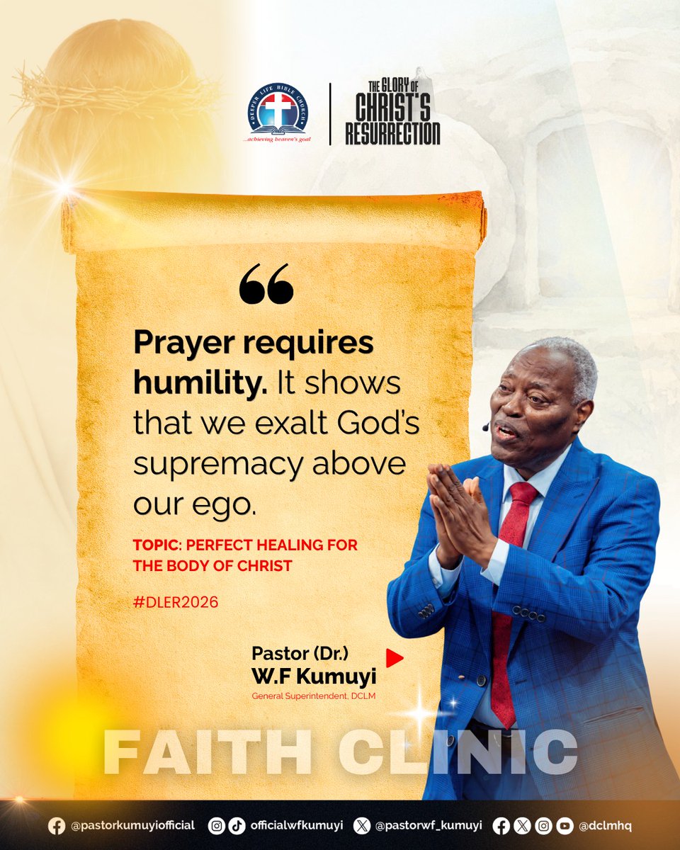 dclmhq's tweet photo. Excerpts from Pastor Kumuyi's teaching on Perfect Healing for the Body of Christ. #DLER2026 https://t.co/mBMTGC6npO