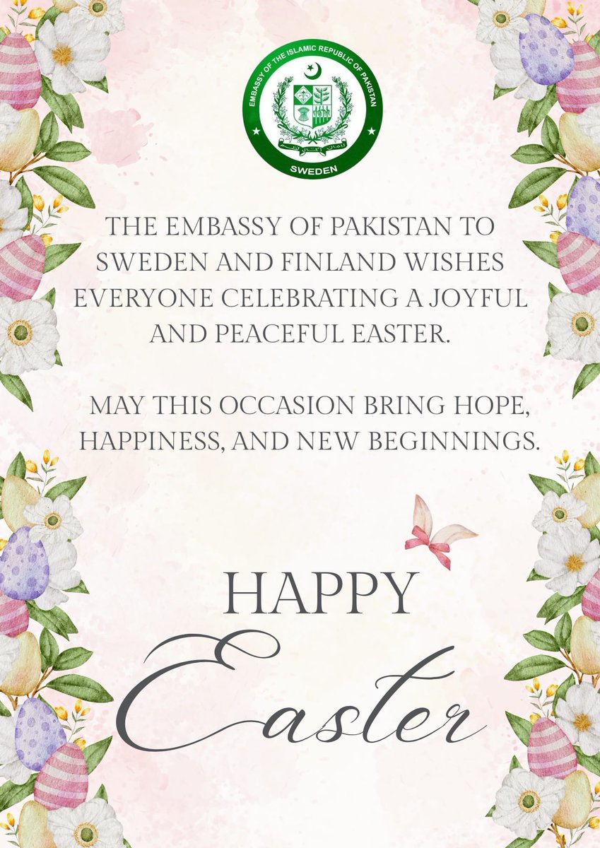 Pakistan Embassy Sweden tweet media