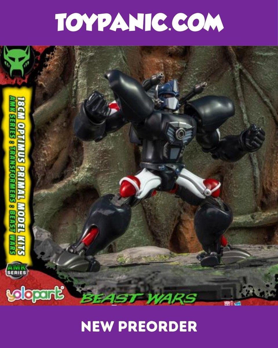 ToypanicMsia's tweet image. Maximal power unleashed 🦍⚡

Optimus Primal roars into action in AMK Pro form—build, pose, dominate by Yolopark.

#ToyPanic #OptimusPrimal #BeastWars #Transformers #Yolopark #ModelKit #Collectibles #FigureCollector #Mecha #ToyPhotography