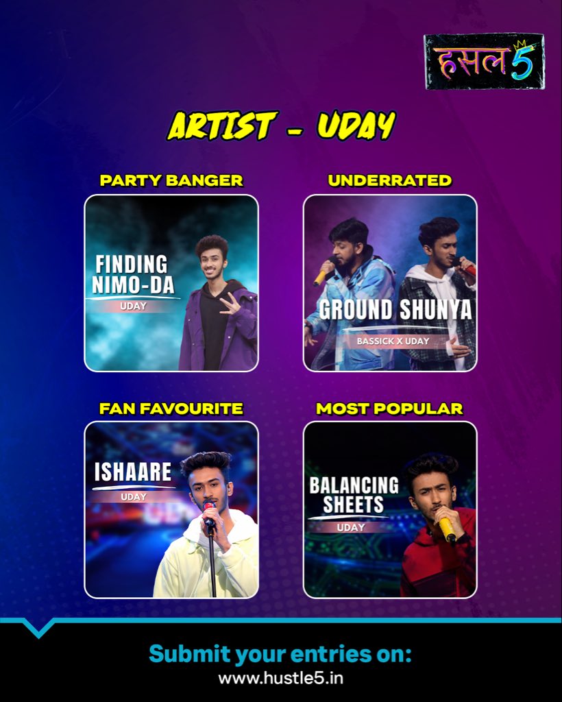 mtvhustle's tweet image. Is this the discography that made Uday and his pengame your favourite? 🫡

MTV Hustle Season 5 is calling 📷📷
Entries open now!📷

Visit hustle5.in and send in your entries
now!

#JioHotstar #Hustle #Hustle5 #MTVIndia #EntriesOpenNow