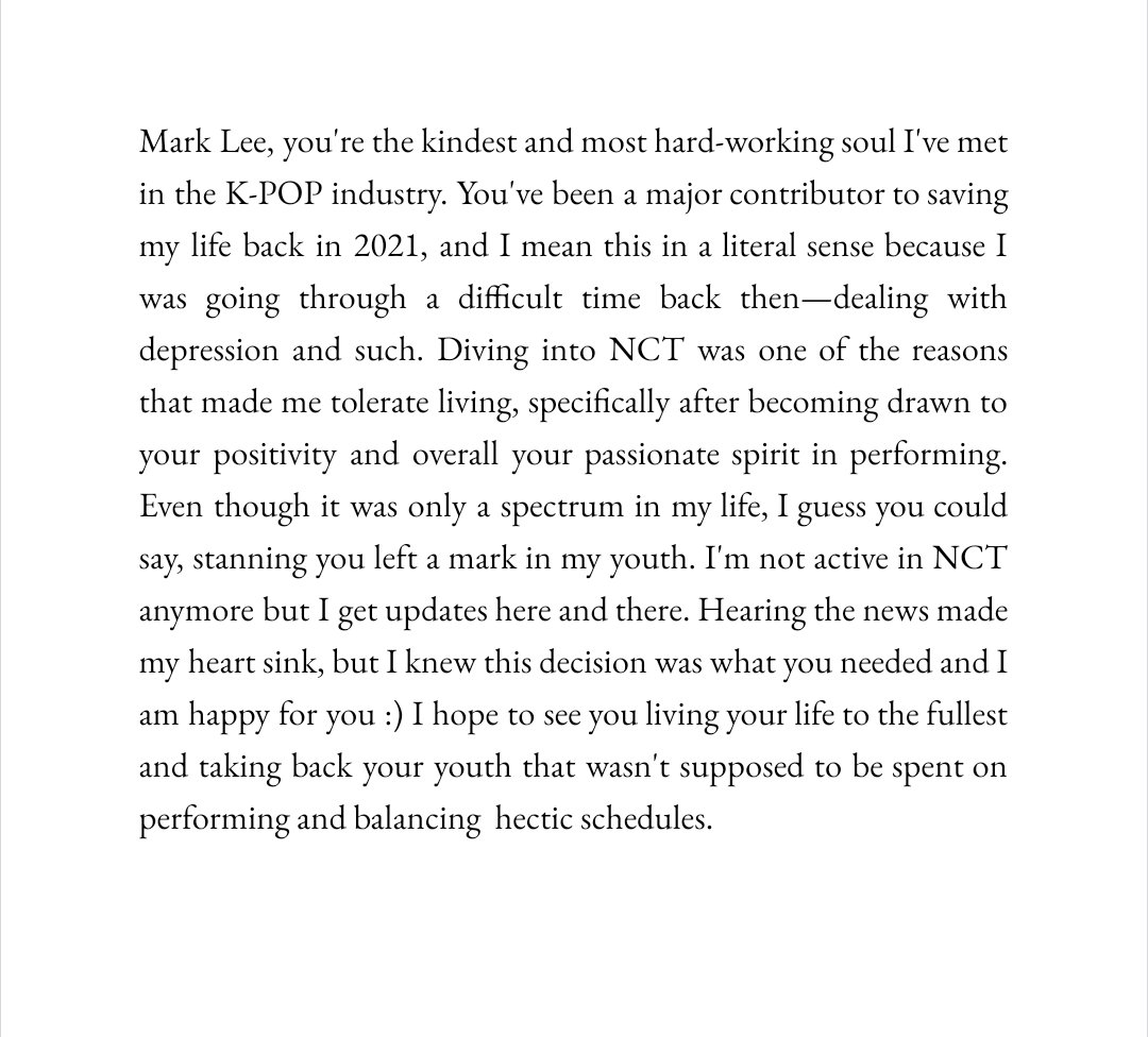 mellowvey's tweet photo. immediately opened this account after almost three years after hearing the news. eventho he won't ever read this, i just wanted to let this out and express my gratitude towards him :)) uri leader-nim, rockstar mark lee, i loved you so so much❤️ https://t.co/S3AltyZ5ev