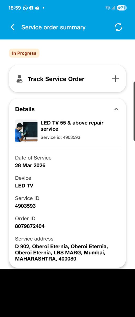 AnilRuwatia's tweet photo. @RelianceDigital please help to resolve this https://t.co/9xRpmNkWN0