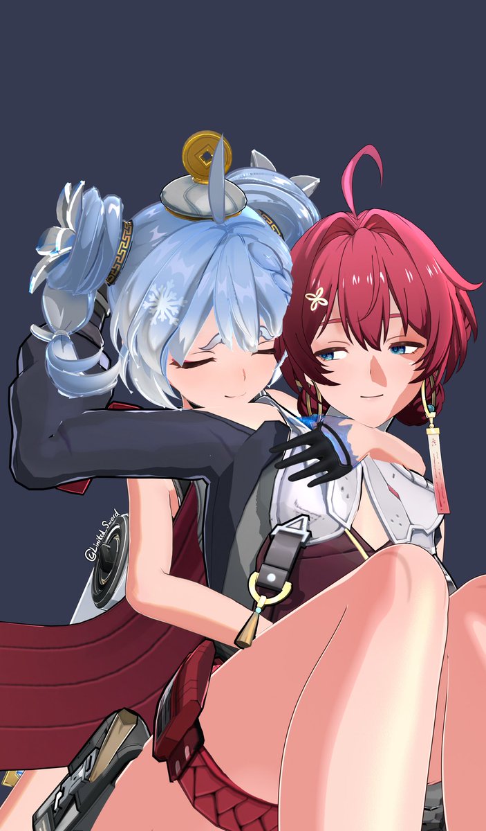 A quick render of Youhu and Danjin together, an honorary render of <a href="/DRCHRRY/">DRCHRRY</a> departure... I will miss you and your amazing works that you've gave to us. 

I wish you well and good health along the way, stay safe friend💙❤️💙❤️

Youhu: PantsuLette
Danjin: <a href="/HairyHarzo/">Hairy Harzoo</a>