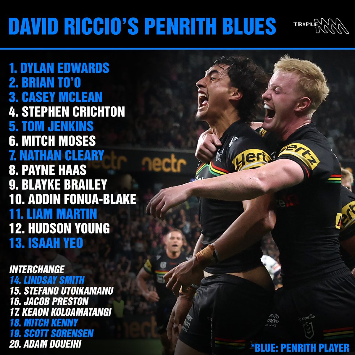 Triple M NRL tweet media