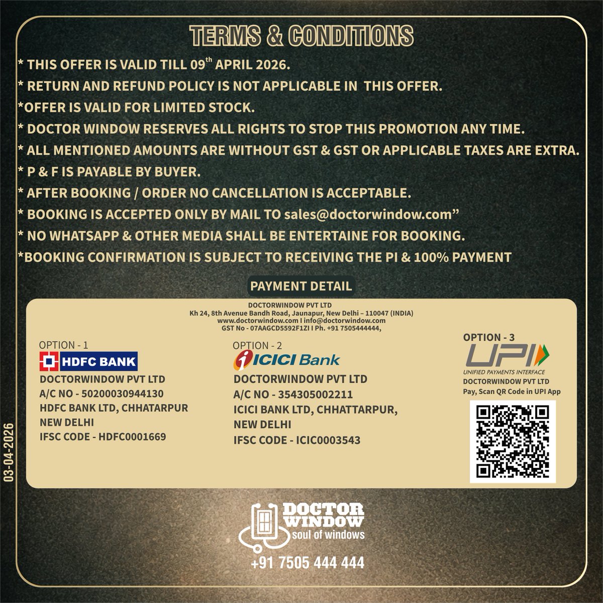 DOCTORWINDOW_IN's tweet image. GEVO TECH ALUMINIUM RAILTRACK HOLLOW FOR UNIVERSAL SECTION- (CHANNEL 5mm)

#doctorwindow #soulofwindows #hardware #hardwareaccessories #door #window #aluminiumrailtrack #aluminiumproduct #railtrack