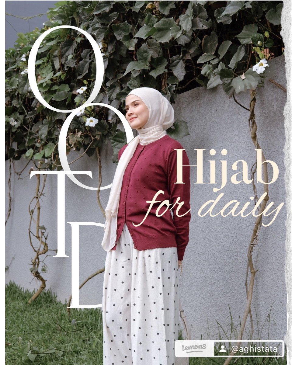 aghistata's tweet photo. Daily Wear

Hijab : https://t.co/j36T6hyxQT
Baju : https://t.co/w3I7tG8Kjb
Celana : https://t.co/TQichHKIv9
Tas : https://t.co/weFGeS6FhX
Sepatu : https://t.co/nCBzoHFzrv https://t.co/iTkIGKlZUZ