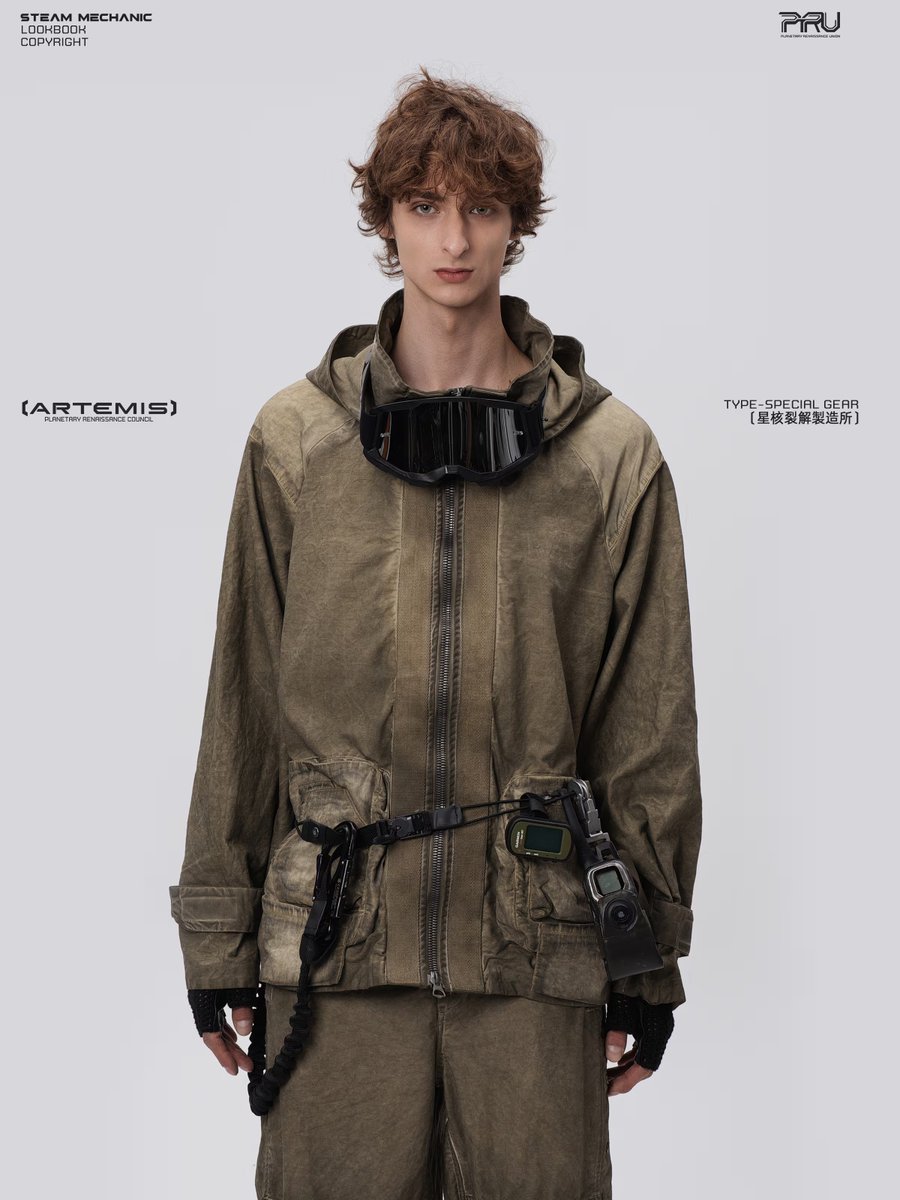 ahamkara9's tweet image. ▔▆▅▆▅▆▅▆▅▆▅▆▅▆▔ 
 ◢◤  / \___/ \  ◥◣ 
 ◢◤ ⧖  STEAM #ENGINEER MEASURING SUIT  ⧖ ◥◣  ◥◣  \_/   \_/  ◢◤  
▝▆▅▆▅▆▅▆▅▆▅▆▅▆▝  
&amp;gt;&amp;gt; ACCESS_POINT:  ahamkara.jp/items/138947863  #techwear #streetwear #urban #AHAMKARA