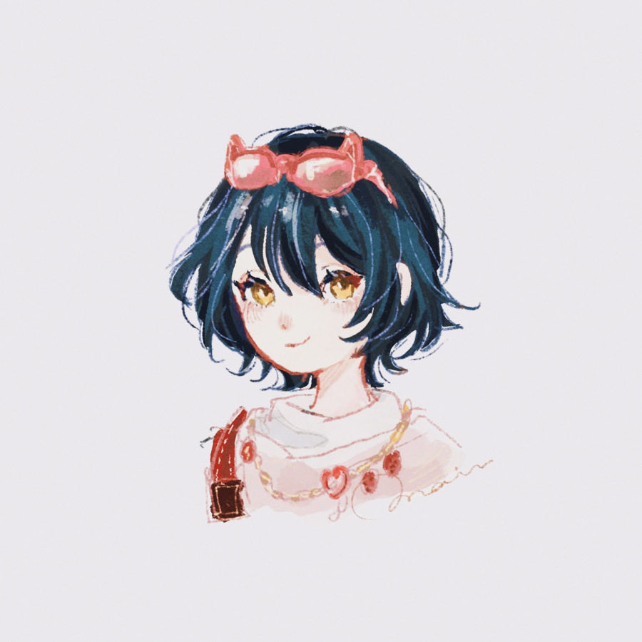 「にこっ」|mainのイラスト