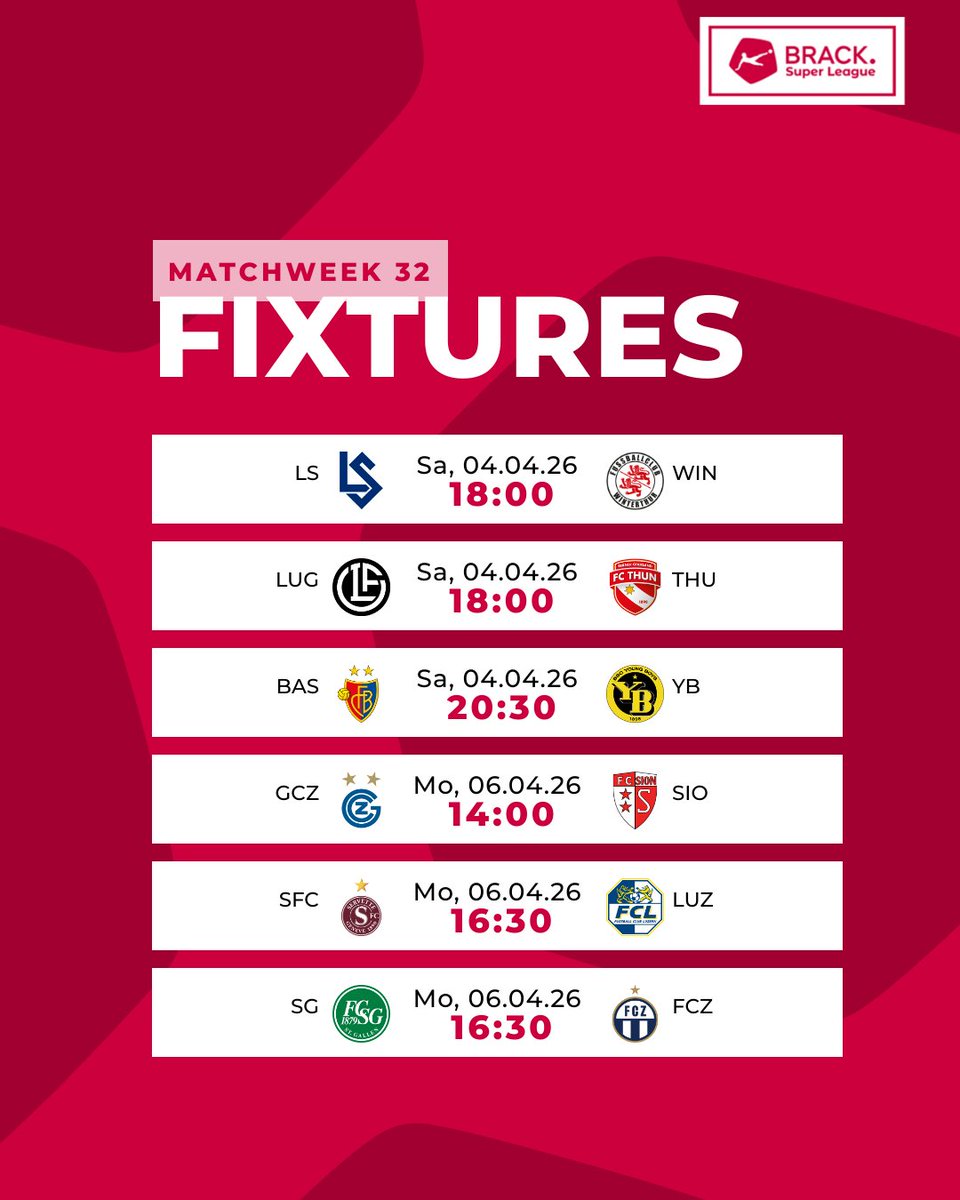 Swiss Football League tweet media