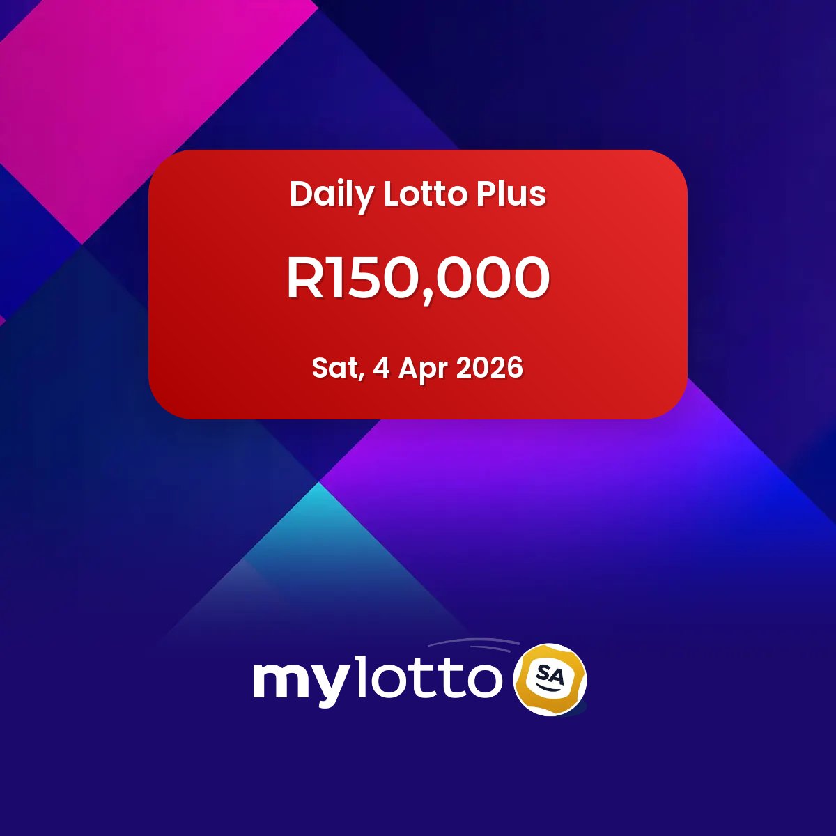SA_Lotto_App's tweet image. 🧠 Life hack: Buy lottery ticket, become instantly interesting at parties
💰 The Daily Lotto jackpot on Saturday is R450,000
🗣️ 'I might be rich next week' - conversation starter extraordinaire

Also up for grabs:
Daily Lotto Plus: R150,000

#Jackpot #DailyLotto #LifeHack