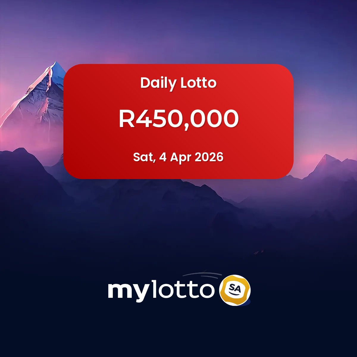 SA_Lotto_App's tweet image. 🧠 Life hack: Buy lottery ticket, become instantly interesting at parties
💰 The Daily Lotto jackpot on Saturday is R450,000
🗣️ 'I might be rich next week' - conversation starter extraordinaire

Also up for grabs:
Daily Lotto Plus: R150,000

#Jackpot #DailyLotto #LifeHack