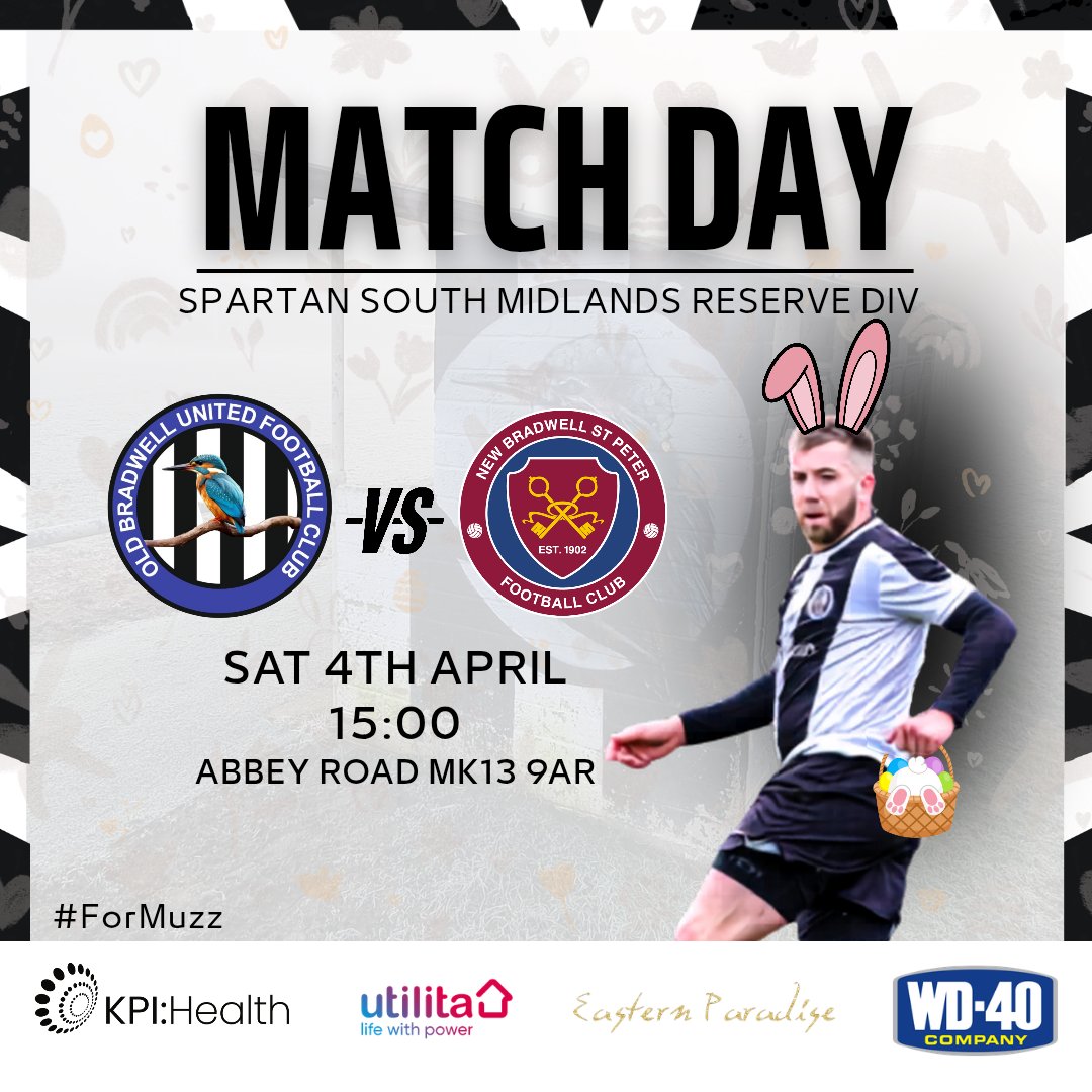 OBUFCDev's tweet photo. Easter weekend derby?....Oh go on then!!

We host @NBSPDevs at abbey road this afternoon, come down and get behind the boys!!

🕒 15:00 KO
🏟️ Abbey Road MK13 9AR
🍻 Bar open from 12
🏆 SSMFL Reserve Div https://t.co/FxRJj4v5X5