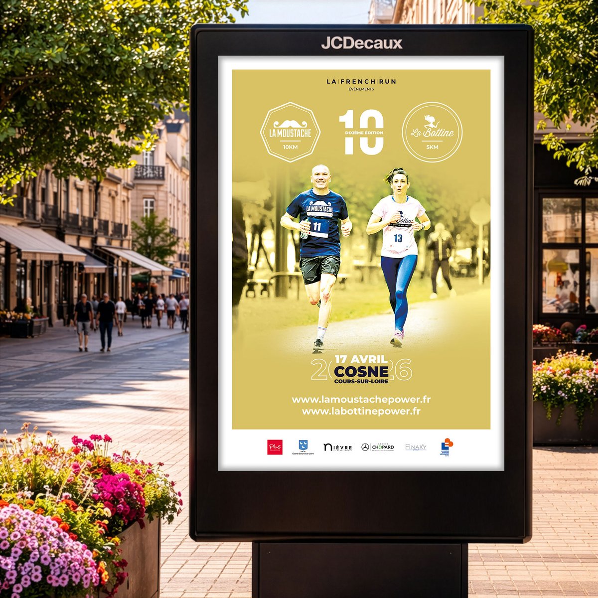 labottinepower's tweet photo. 🎗️ Découvrez l’affiche officielle de La Bottine et La Moustache de Cosne sur Loire !

👉🏻 Rendez-vous le vendredi 17 avril à Cosne sur Loire et le samedi 18 avril à Decize ! 

🇫🇷 Un événement @lafrenchrun 

https://t.co/P00anFDhhK
https://t.co/KBxFgPHBoU https://t.co/GNbJSxttno